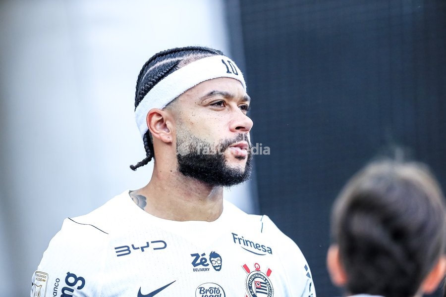 September 20, 2026, São Paulo, São Paulo, Brazil: SÃO PAULO (SP), BRAZIL – SEPTEMBER 20: Corinthians player Memphis Depay during the match between Corinthians and Fluminense, part of the 2026 Brazilian Championship, at Neo Química Arena in São Paulo (SP), Brazil, on Sunday, September 20, 2026