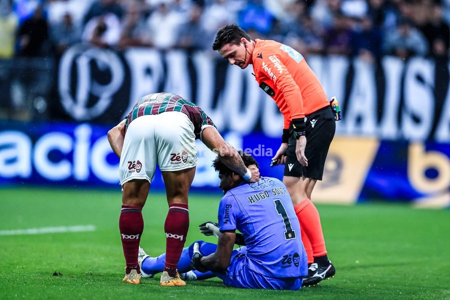 September 20, 2026, São Paulo, São Paulo, Brazil: SÃO PAULO (SP), BRAZIL – SEPTEMBER 20: Corinthians player Hugo Souza during the match between Corinthians and Fluminense, part of the 2026 Brazilian Championship, at Neo Química Arena in São Paulo (SP), Brazil, on Sunday, September 20, 2026