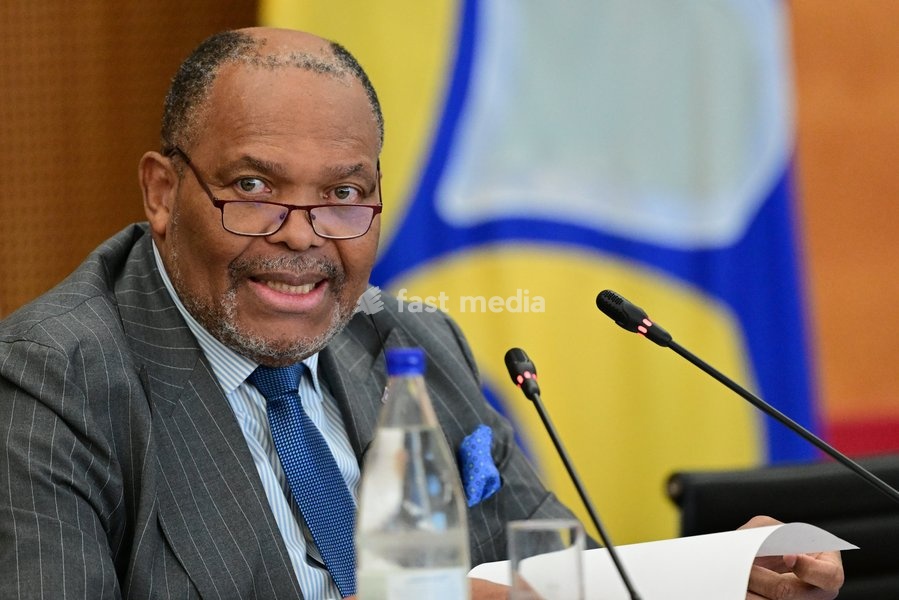 MR Bertin Mampaka Mankamba pictured during a plenary session of the Brussels Parliament in Brussels, Monday 21 September 2026. Today is the so-called Rentree, the first plenary session after the summer holidays