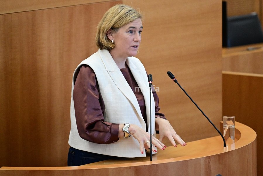 Brussels region Minister Elke Van den Brandt pictured during a plenary session of the Brussels Parliament in Brussels, Monday 21 September 2026. Today is the so-called Rentree, the first plenary session after the summer holidays