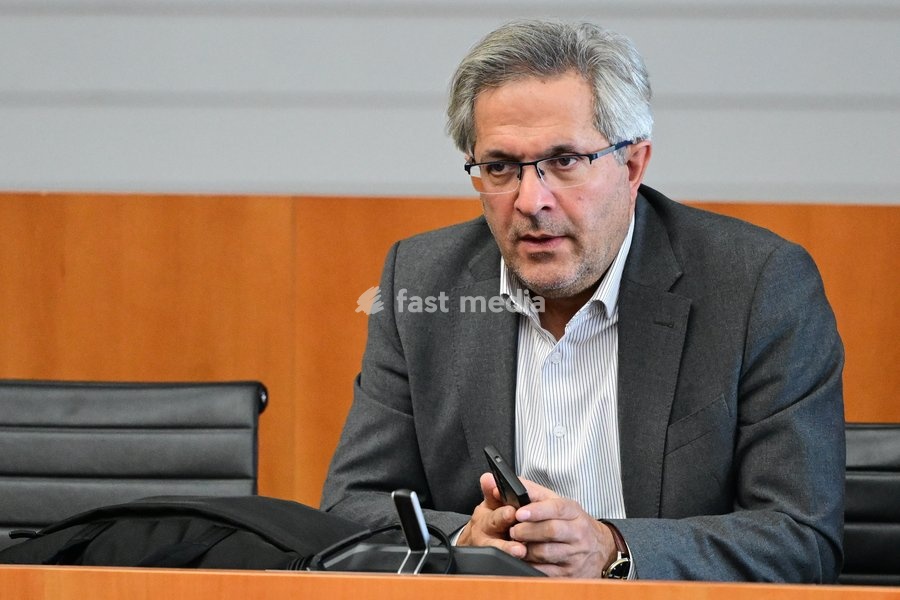 PS Sevket Temiz pictured during a plenary session of the Brussels Parliament in Brussels, Monday 21 September 2026. Today is the so-called Rentree, the first plenary session after the summer holidays