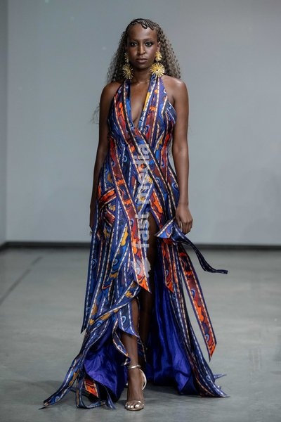 A model walks the runway during the Onalaja Spring Summer 2027 show at London Fashion Week, London, UK, 17 September 2026