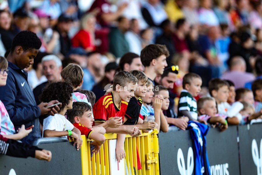 Belgium's supporters pictured during a training session of the Red Devils, the Belgian national soccer team, at the national training center in Tubize, Monday 21 September 2026. The team is preparing for fixtures in the UEFA Nations League competition
