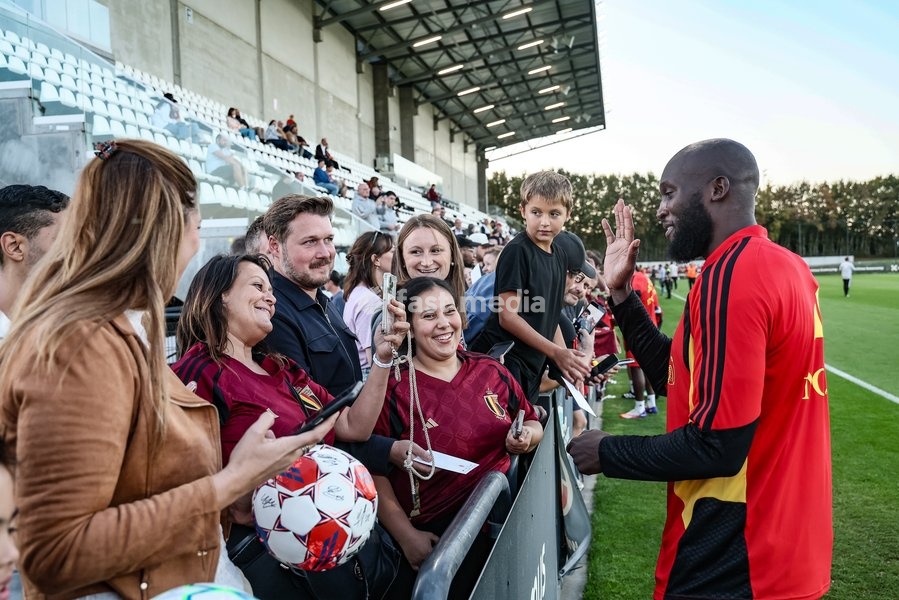 SOCCER BELGIUM RED DEVILS TRAINING SESSION