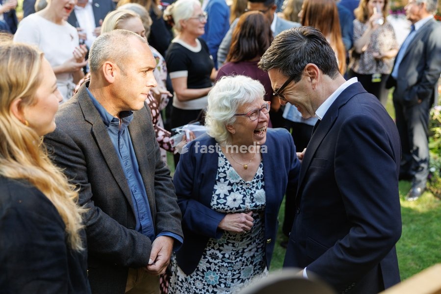 21/09/2026. London, United Kingdom. Prime Minister Andy Burnham hosts Summer Support Thank You Reception in the garden of 10 Downing Street