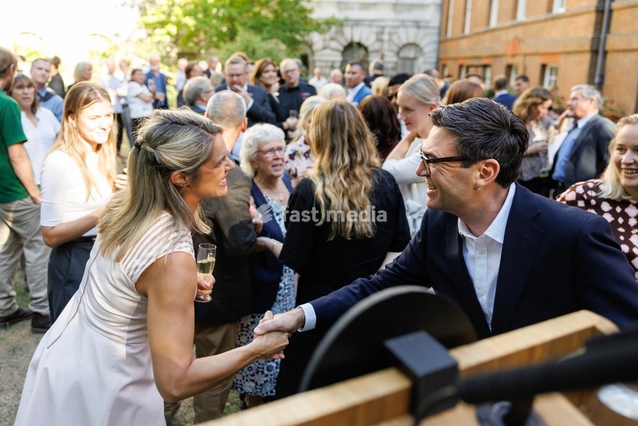 21/09/2026. London, United Kingdom. Prime Minister Andy Burnham hosts Summer Support Thank You Reception in the garden of 10 Downing Street