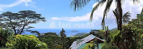 Beautiful impressions of the tropical landscape on the Seychelles islands paradise
