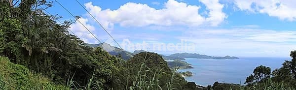 Beautiful impressions of the tropical landscape on the Seychelles islands paradise