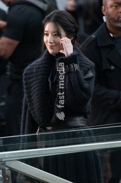 Taiwanese singer Shuhua (Yeh Shu Hua) attends Burberry's SS27 Runway Show during London Fashion Week at Chelsea College of Arts, London, England, UK on Monday 21 September, 2026