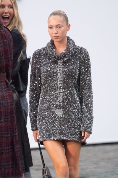 Lila Moss (Lila Grace Moss Hack) attends Burberry's SS27 Runway Show during London Fashion Week at Chelsea College of Arts, London, England, UK on Monday 21 September, 2026
