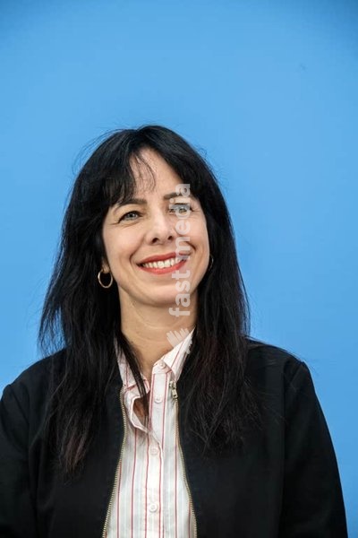 Elif Eralp, lawyer and politician, Die Linke, Germany; the lead candidate for the party “Die Linke” at the Federal Press Conference following the party’s victory in the House of Representatives elections in Berlin. Berlin, 21 September 2026