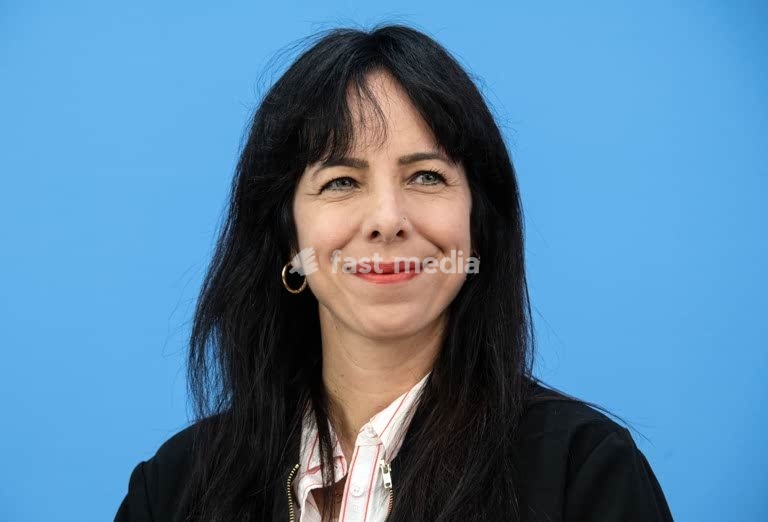 Elif Eralp, lawyer and politician, Die Linke, Germany; the lead candidate for the party “Die Linke” at the Federal Press Conference following the party’s victory in the House of Representatives elections in Berlin. Berlin, 21 September 2026