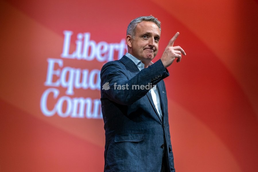 22 September 2026 - Brighton, UK. Alex Cole-Hamilton, Leader of the Scottish Liberal Democrats and MSP for Edinburgh North Western, delivers a speech on the final day of the Liberal Democrat Autumn Conference in Brighton
