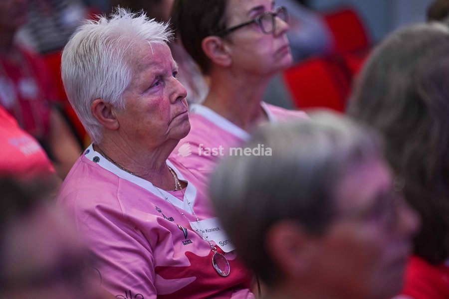 FOCUS COVERAGE, DISTRIBUTION REQUESTED TO BELGA a press conference of the 'Pink Ribbon' Breast Cancer awareness organization at the VBO / FEB Federation of Enterprises, on Tuesday 22 September 2026 in Brussels