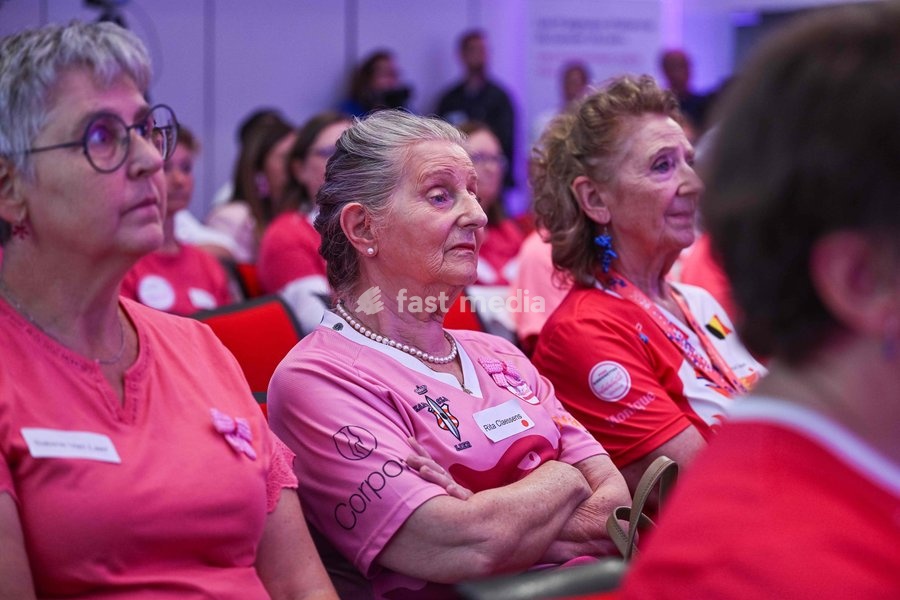 FOCUS COVERAGE, DISTRIBUTION REQUESTED TO BELGA a press conference of the 'Pink Ribbon' Breast Cancer awareness organization at the VBO / FEB Federation of Enterprises, on Tuesday 22 September 2026 in Brussels