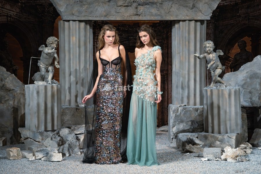 Model photoshoot at the Aadnevik Catwalk Show 2026 on September 21, 2026 in London, England