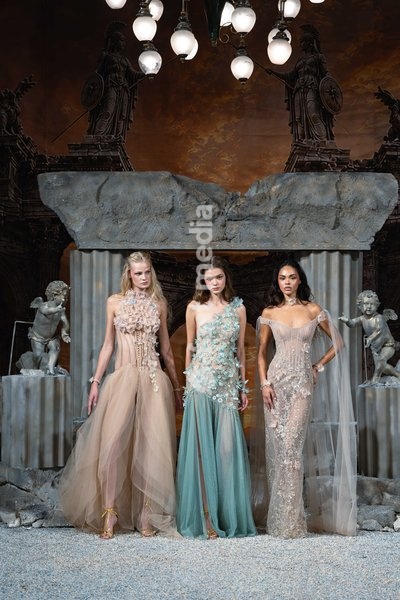 Model photoshoot at the Aadnevik Catwalk Show 2026 on September 21, 2026 in London, England
