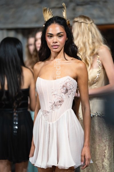 Model photoshoot at the Aadnevik Catwalk Show 2026 on September 21, 2026 in London, England