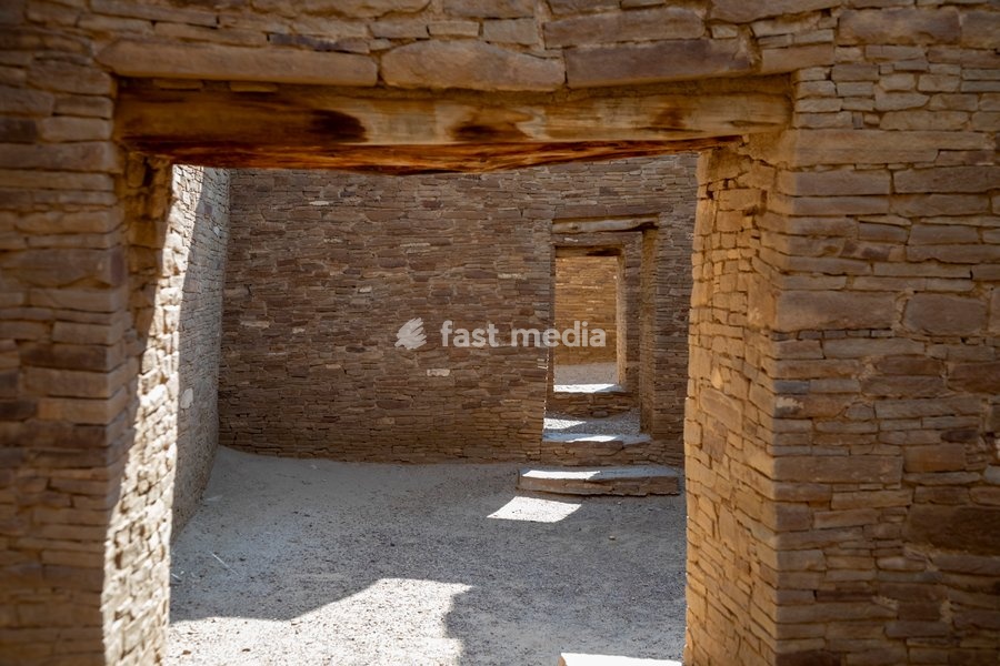 Pueblo Bonito at Chaco Culture National Historical Park in New Mexico. The park preserves the remnants of the Chacoan culture that thrived here from the mid 800s to the late 1100s. Many supporters of the Park are opposing the Trump Administration's plan to remove a buffer zone that prohibits…