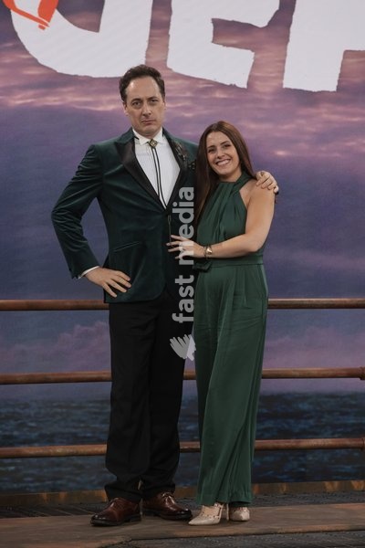 Tom Bell and guest at Digger Royal Film Performance and World Premiere at Leicester Square Gardens, 22 September 2026