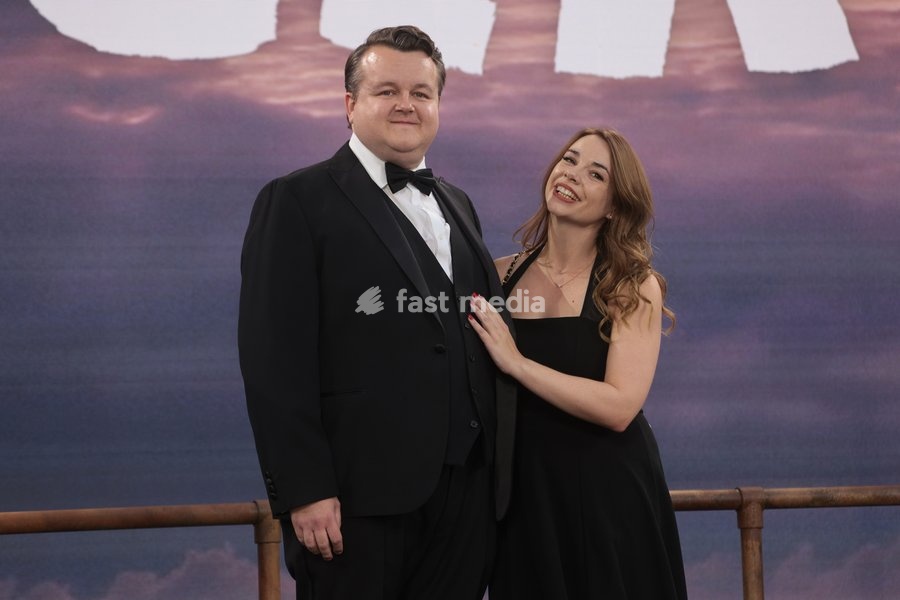 James Dryden and guest at Digger Royal Film Performance and World Premiere at Leicester Square Gardens, 22 September 2026