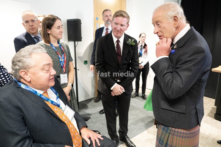 King Charles III during a visit to the new Great British Energy headquarters in Aberdeen to meet with representatives working across North East Scotland supporting the United Kingdom’s energy transition. Picture date: Tuesday September 22, 2026