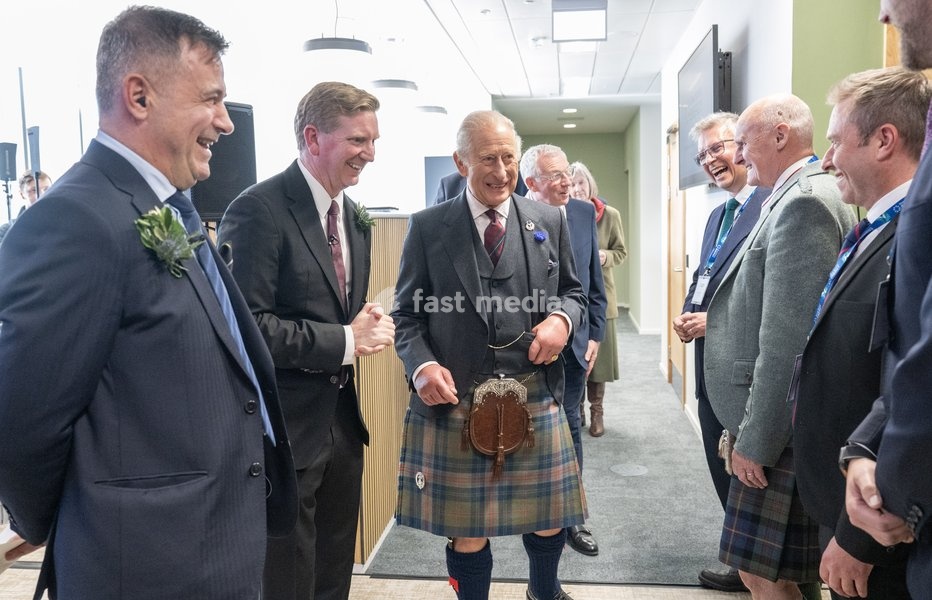 King Charles III during a visit to the new Great British Energy headquarters in Aberdeen to meet with representatives working across North East Scotland supporting the United Kingdom’s energy transition. Picture date: Tuesday September 22, 2026