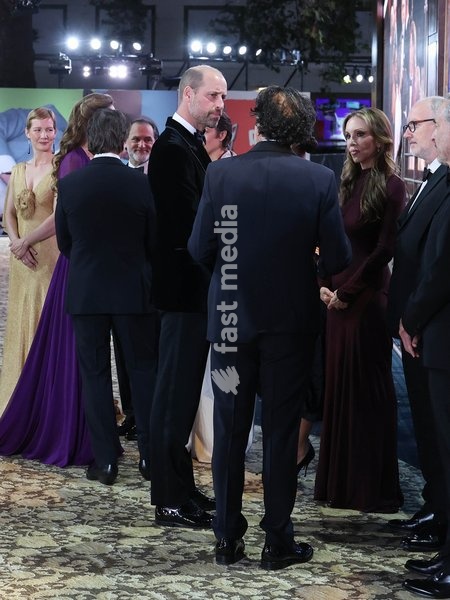 22/09/2026. London, UK. The Prince and Princess of Wales during the Royal Film Performance™ World premiere of Digger at ODEON Luxe Leicester Square, supporting the Film and TV Charity. Their Royal Highnesses were greeted by the Deputy Lord Lieutenant and senior representatives from the Film and TV…