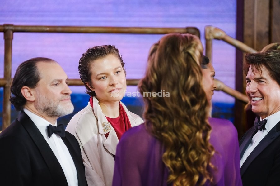 Michael Stuhlbarg, Emma D'arcy , Catherine, Princess Of Wales And Tom Cruise seen at the Royal Film Performance And World Premier Of Digger on Tuesday 22 September 2026 at Odeon Luxe Leicester Square, London