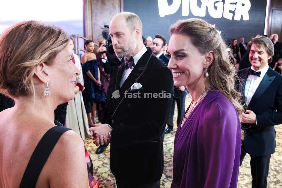 Catherine, Princess Of Wales, Prince William, Duke Of Cambridge And Tom Cruise seen at the Royal Film Performance And World Premier Of Digger on Tuesday 22 September 2026 at Odeon Luxe Leicester Square, London