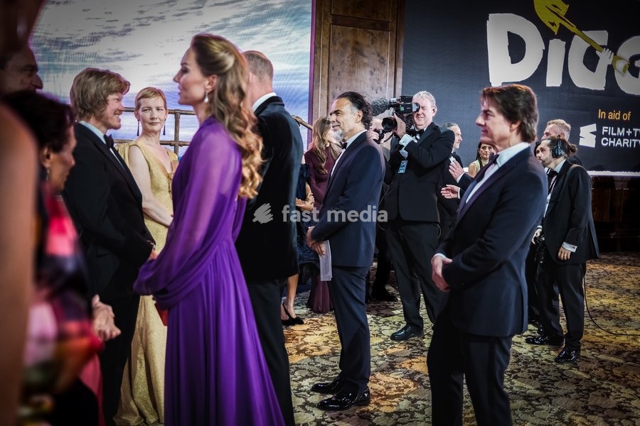 Jesse Plemons, Sandra Hüller, Catherine, Princess Of Wales And Tom Cruise seen at the Royal Film Performance And World Premier Of Digger on Tuesday 22 September 2026 at Odeon Luxe Leicester Square, London