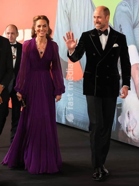 22/09/2026. London, UK. The Prince and Princess of Wales during the Royal Film Performance™ World premiere of Digger at ODEON Luxe Leicester Square, supporting the Film and TV Charity. Their Royal Highnesses were greeted by the Deputy Lord Lieutenant and senior representatives from the Film and TV…