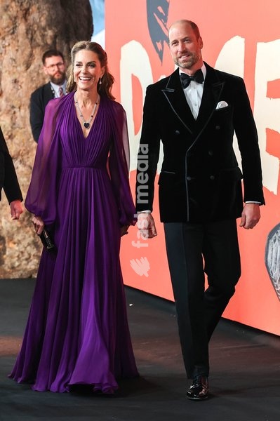 22/09/2026. London, UK. The Prince and Princess of Wales during the Royal Film Performance™ World premiere of Digger at ODEON Luxe Leicester Square, supporting the Film and TV Charity. Their Royal Highnesses were greeted by the Deputy Lord Lieutenant and senior representatives from the Film and TV…