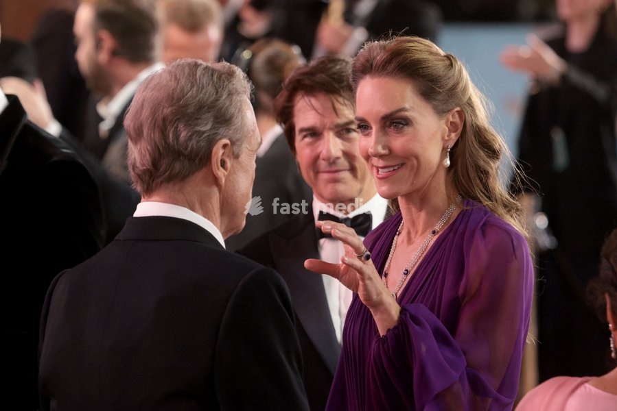 Catherine Princess of Wales and John Goodman at Digger Global Film Premiere, London, UK, on 22nd September 2026