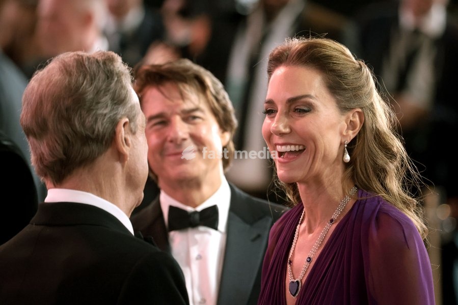 John Goodman, Catherine Princess of Wales and Tom Cruise at Digger Global Film Premiere, London, UK, on 22nd September 2026