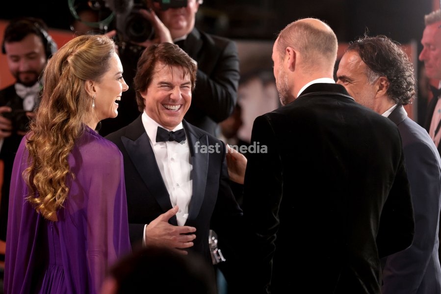 Catherine Princess of Wales, Tom Cruise and Prince William at Digger Global Film Premiere, London, UK, on 22nd September 2026
