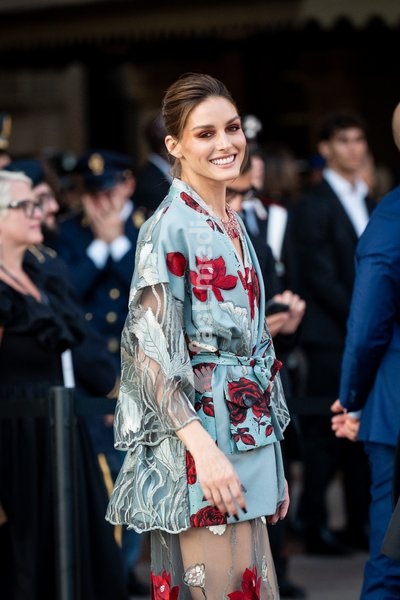 Olivia Palermo arrives at Vogue world show during the Milan Fashion Week - Womenswear Spring/Summer 2027 in Milan, Italy, on 22 September 2026