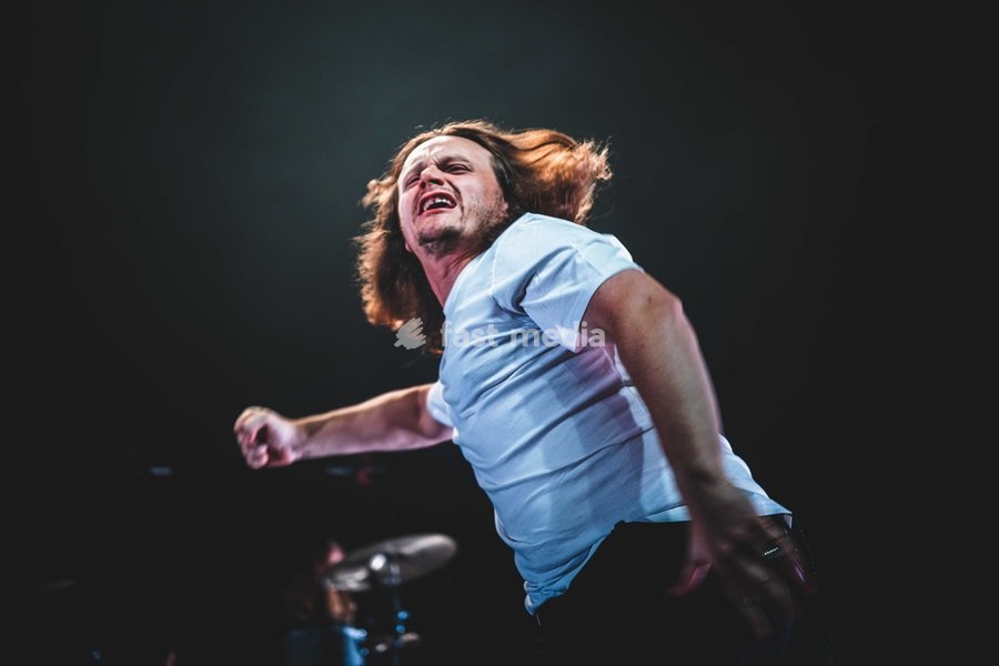 Jamie Webster performing live at O2 Academy Glasgow. The acclaimed Liverpudlian singer-songwriter brought his signature rock and roll sound to the renowned venue. Known for his passionate vocal delivery and rousing anthems, Webster delivered a captivating headline set blending foot-stomping indie…