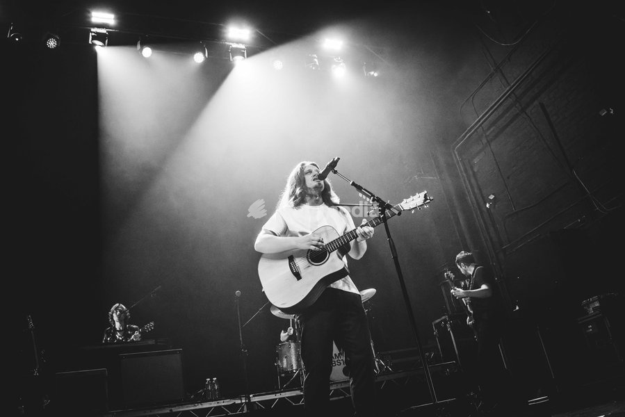 Jamie Webster performing live at O2 Academy Glasgow. The acclaimed Liverpudlian singer-songwriter brought his signature rock and roll sound to the renowned venue. Known for his passionate vocal delivery and rousing anthems, Webster delivered a captivating headline set blending foot-stomping indie…