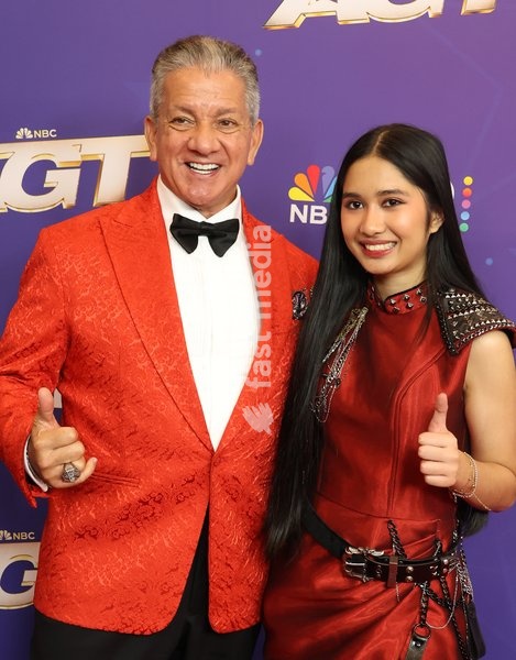 22 September 2025 - Pasadena, California - Bruce Buffer, Nene Royal. Attend "America's Got Talent" Season 21 Finale Performances held at the Hotel Dena Pasadena, in Pasadena