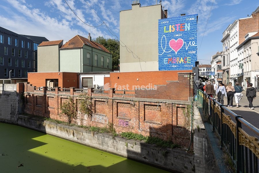 Illustration picture taken during a press event with the inauguration of the 'Warme William' mural, created in collaboration with Princess Delphine and inspired by the stories of seven young people from Gent, Wednesday 23 September 2026, in Gent