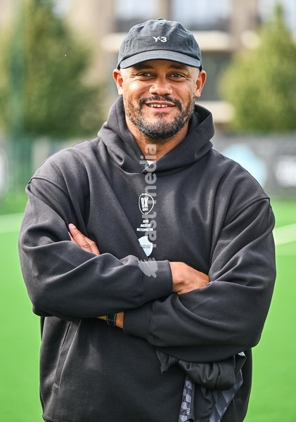Vincent Kompany visits the BX Brussels soccer club, to announce a collaboration with Foodmaker on Wednesday 23 September 2026 in Brussels