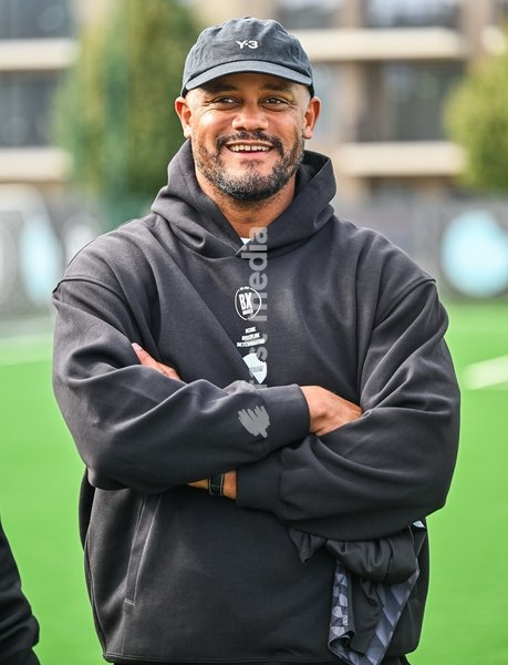 Vincent Kompany visits the BX Brussels soccer club, to announce a collaboration with Foodmaker on Wednesday 23 September 2026 in Brussels
