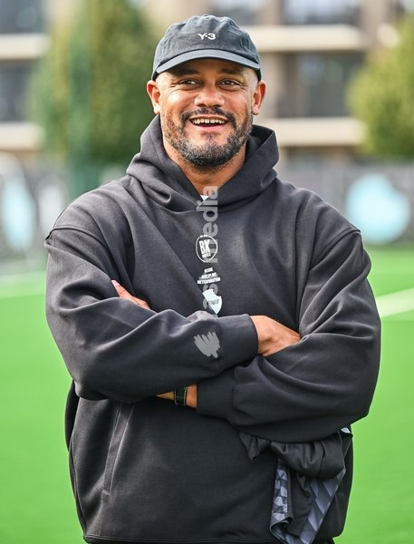 Vincent Kompany visits the BX Brussels soccer club, to announce a collaboration with Foodmaker on Wednesday 23 September 2026 in Brussels