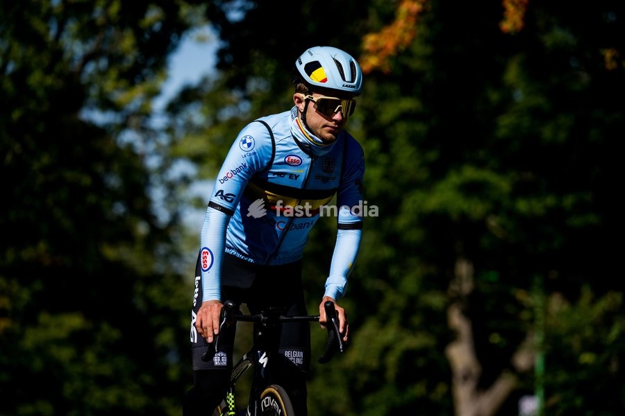 Belgian Yasu Vervoort pictured in action during a training before the cycling World Championship, in Montreal, Canada, Wednesday 23 September 2026. The UCI road world championships are taking place from 20 to 27 September, in Montreal, Canada
