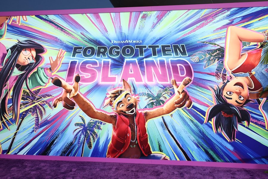 Atmosphere and Atmosphere at the Los Angeles Premiere Of DreamWorks Animation's And Universal Pictures' 'Forgotten Island' held at the Lucas Museum of Narrative Art on September 23, 2026 in Los Angeles, California, United States