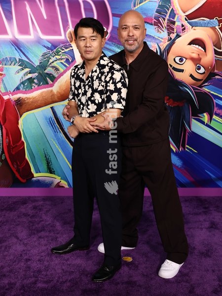 Ronny Chieng and Jo Koy at the Los Angeles Premiere Of DreamWorks Animation's And Universal Pictures' 'Forgotten Island' held at the Lucas Museum of Narrative Art on September 23, 2026 in Los Angeles, California, United States