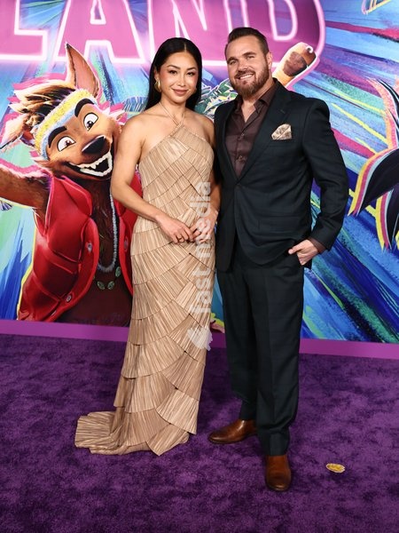 Kathy Crawford and Joel Crawford at the Los Angeles Premiere Of DreamWorks Animation's And Universal Pictures' 'Forgotten Island' held at the Lucas Museum of Narrative Art on September 23, 2026 in Los Angeles, California, United States