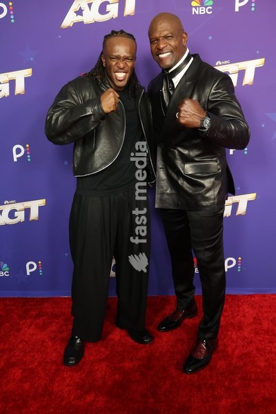 23 September 2025 - Pasadena, California - Terry Crews, KSI,Olajide Olayinka Williams Olatunji. Attend "America's Got Talent" Season 21 Finale Results Red Carpet held at the Hotel Dena Pasadena, in Pasadena