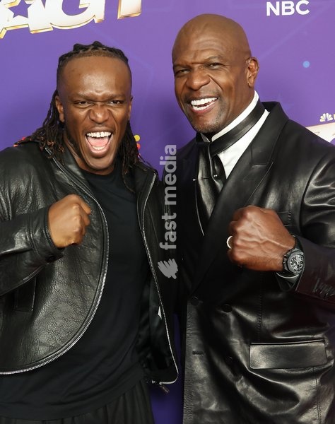 23 September 2025 - Pasadena, California - Terry Crews, KSI,Olajide Olayinka Williams Olatunji. Attend "America's Got Talent" Season 21 Finale Results Red Carpet held at the Hotel Dena Pasadena, in Pasadena